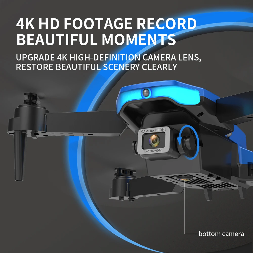 F185 Foldable Drone HD 4K Dual-camera Aerial Camera Obstacle Avoidance Quadcopter Long-endurance Remote Control Aircraft foldable fpv wifi rc quadcopter remote control drone