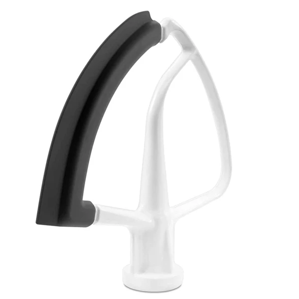 KitchenAid 틸트 헤드 스탠드 믹서용 플렉스 엣지 비터 플랫 비터 보울 스크레이퍼 4.5-5쿼트(실리콘 엣지 포함)