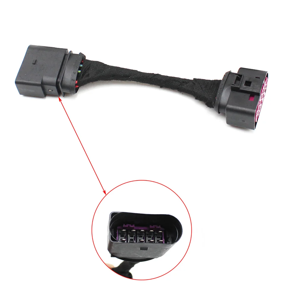 Adaptateur Phare Xénon HID 10-14 Broches | Compatible 1J0973835 & 1J0973737 | Pour Voiture