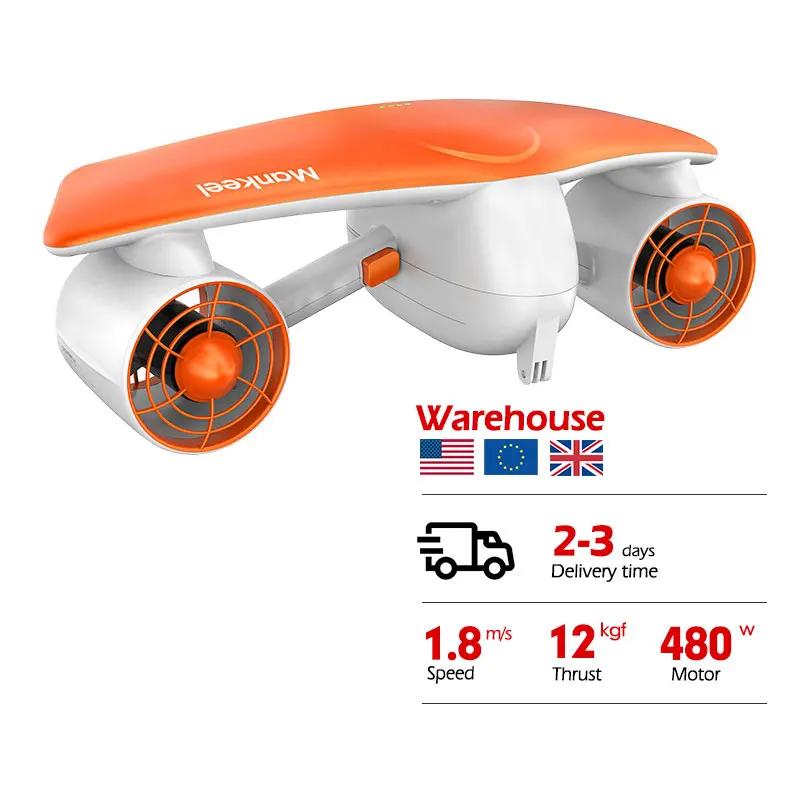 Mankeel W7 Uk Nuoto Diving Motor Under Water Scooter Elettrico Subacqueo Subacqueo Elektro Scoot