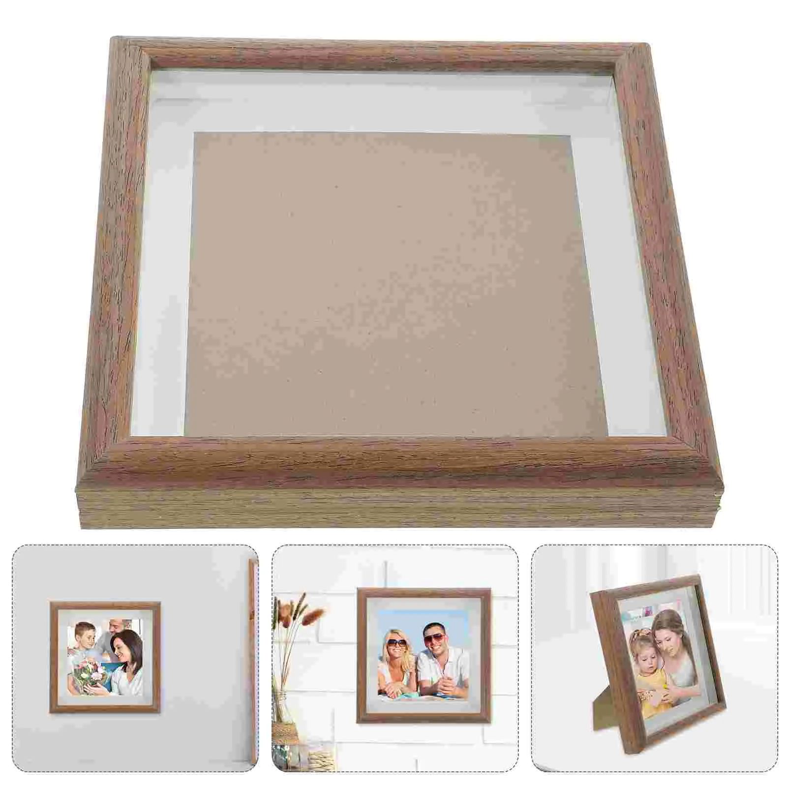 

Hollow Photo Frame Wooden Picture Frame Desk Picture Frame Home Office Picture Frame