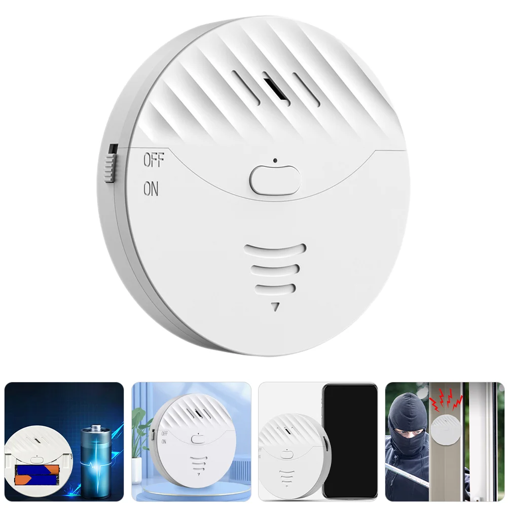

Alarm Window Vibration Sensor Security Windows Alarms for Home Plastic Glass Break Breaker