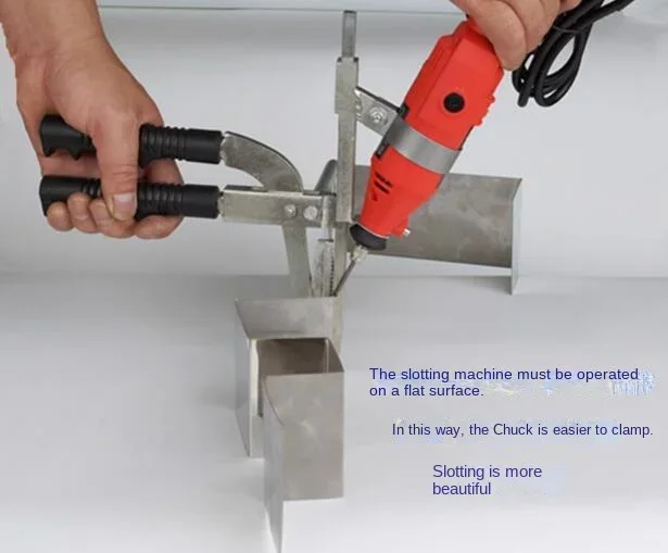 Light word folding metal edging slotting machine, slotting machine, manual folding metal slitting machine word  NE 3