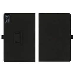 12 - Inch Tablet Case with Folding Stand, Pencil Holder, and Wrist Strap - Enhanced Protection for DOOGEE Tab E3 Plus (Black)