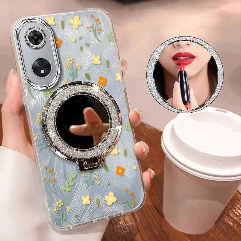 Lovely Flower Bracelet Holder Phone Case Cover