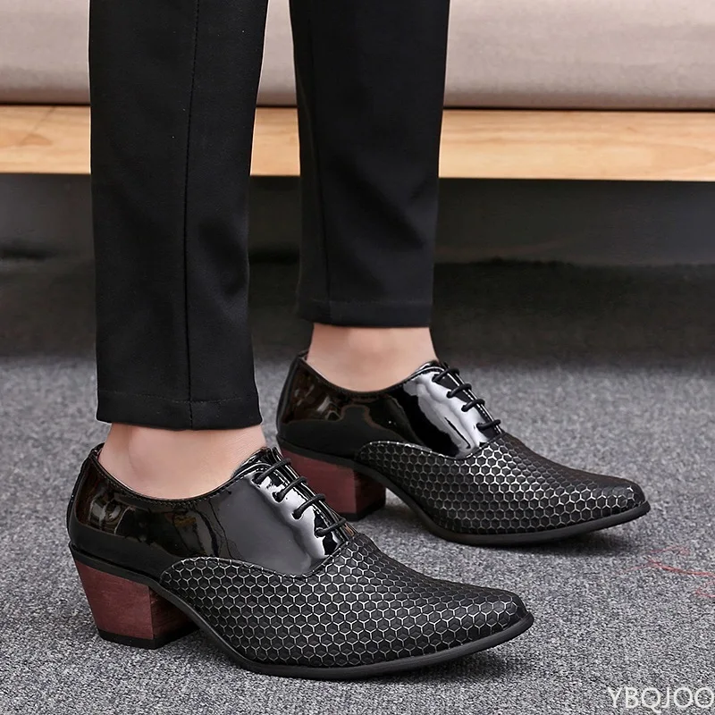 Mens Dress Shoes With High Heels Heel Formal Shoes For Men