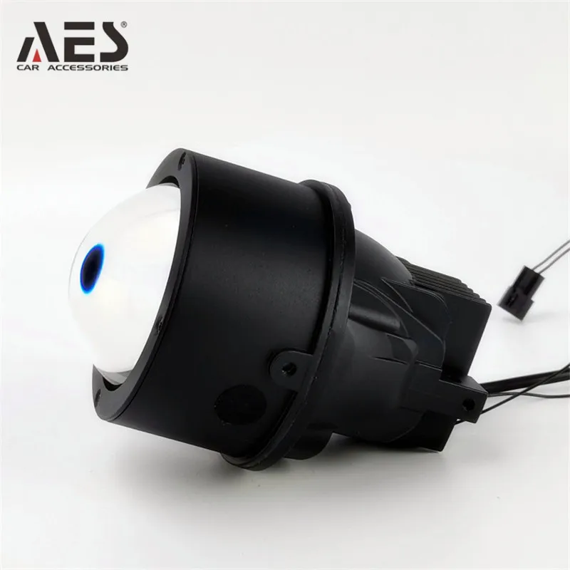 2023 Q8 안개 Bi LED 프로젝터 렌즈, 단일 색상, 6000K, 3000K, 35W, 방수 LED 안개등, 헤드라이트 개조