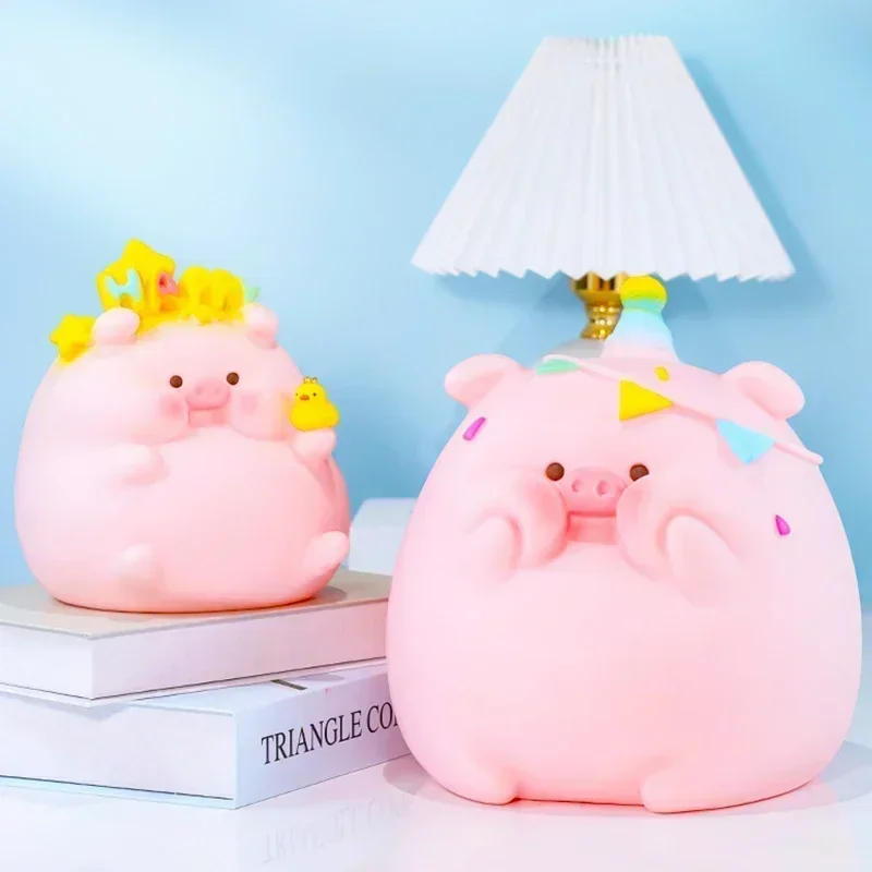 Xxl Size Cartoon Pig Coin Storage Piggy Bank Children High Quality Euro Banknote for Kids Savings Period Gifts Pig Coin Box Gift 3