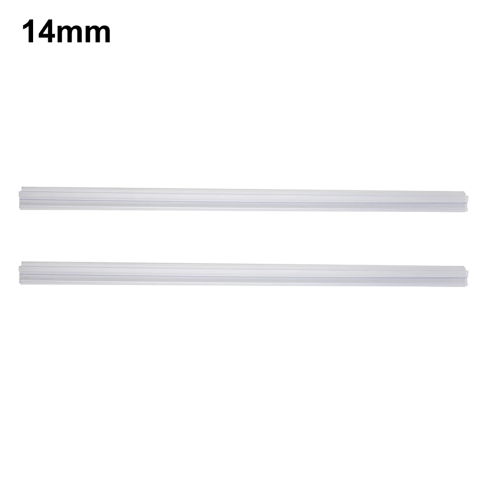 2pcs Shower Screen Seal Strip PVC Door Bath Shower Seal Strips For 6mm Glass 14-23mm Gap Glue-free Waterproof Weatherstrip