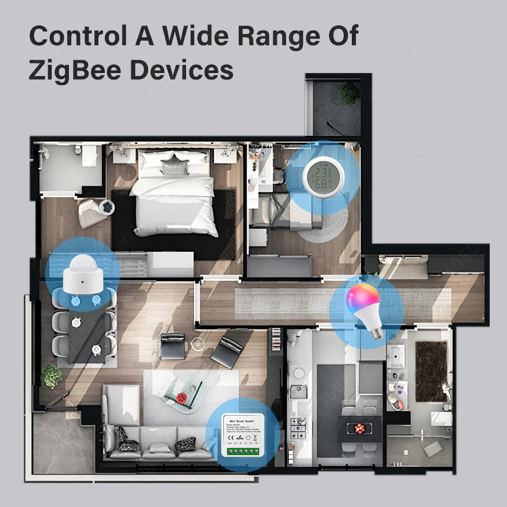 Tuya Smart Home Multi-mode Gateway Hub Zigbee 3.0 Bluetooth to WiFi Wireless Bridge Mesh Smart Life Works with for Alexa Google