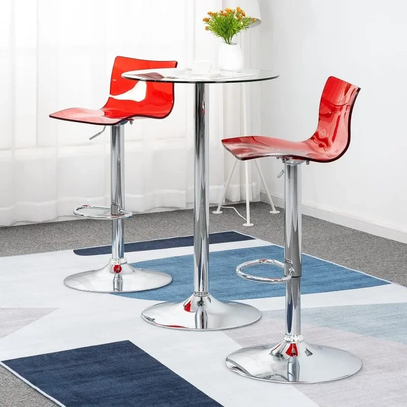 Indiamart Acrylic Adjustable Bar Stools Height Adjustable Swivel
