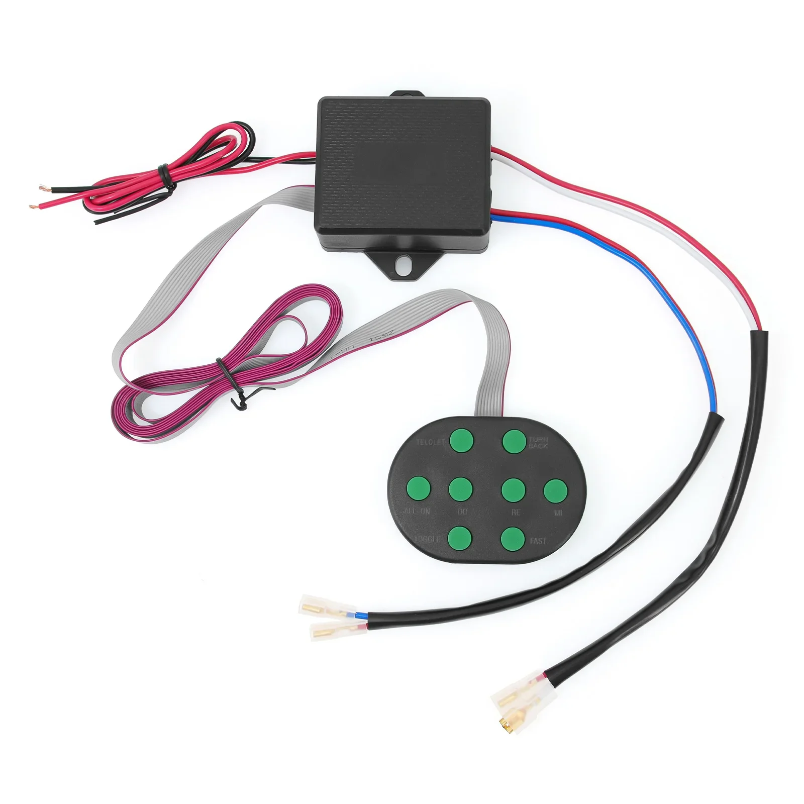 12V 24V Car Truck Air Horn Musical Air Horn Controller 8-Tone Car Controller 8 Sound Effects Electronic Sound Signal