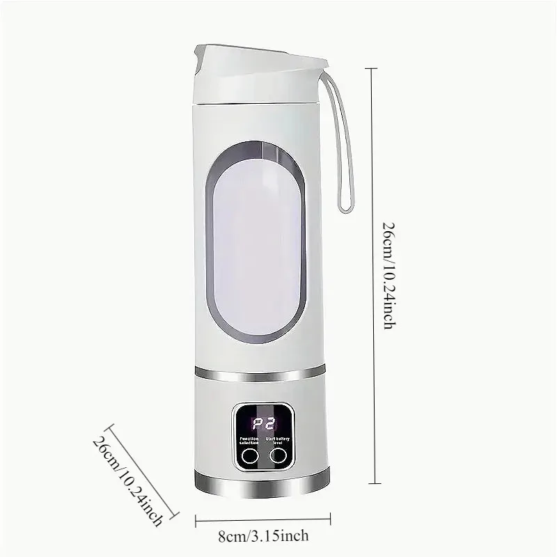 blender juicer Portable Electric Juicer 450ml 8 Blades Travel Juicer Machine Chargeable Shakes Smoothie Blenders Fresh Juice Cup