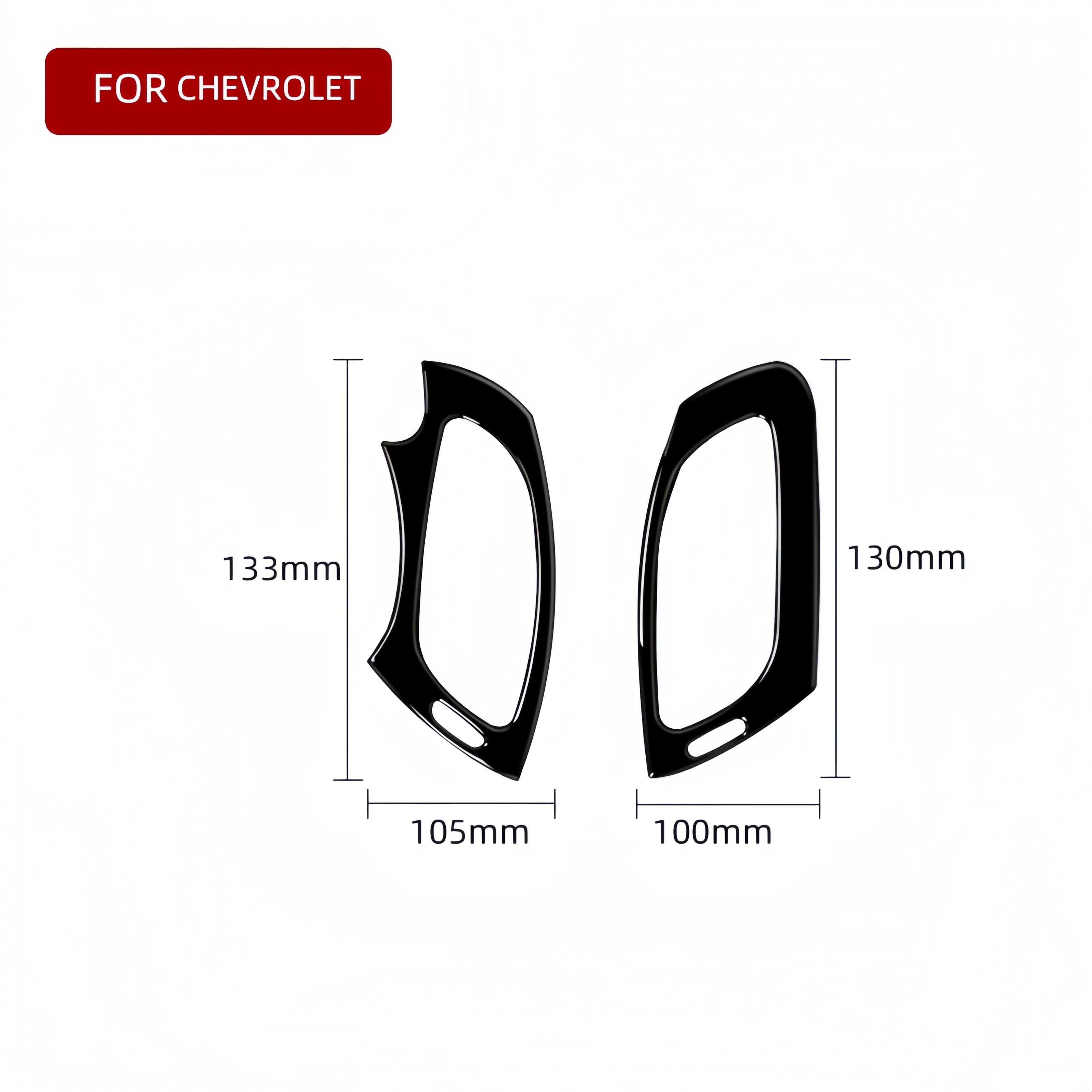 Chevrolet Impala 14-20 피아노 블랙 자동차 인테리어 중앙 제어 공기 배출구 프레임 장식 커버 트림 스티커 Auto Zubehor