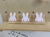Nordic Style Creative Home Hook Clothes Hanging Children Room Rabbit Solid Wood Storage Racks Bow Clapboard Home Decoration 5