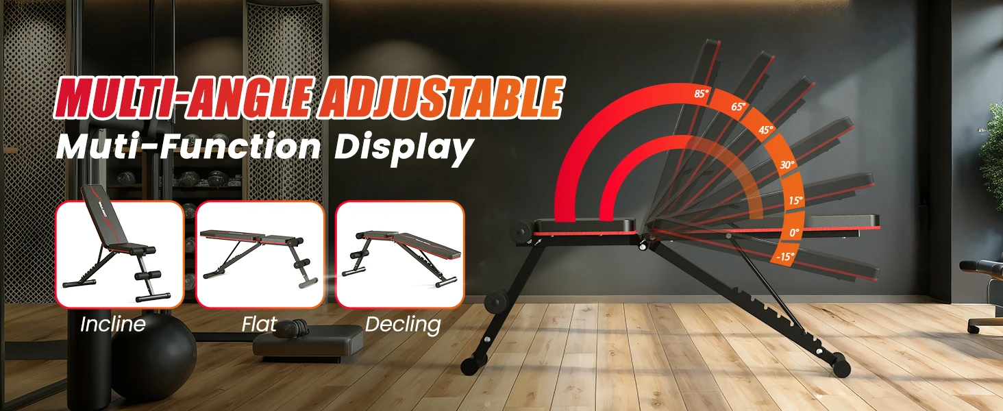weight bench incline position