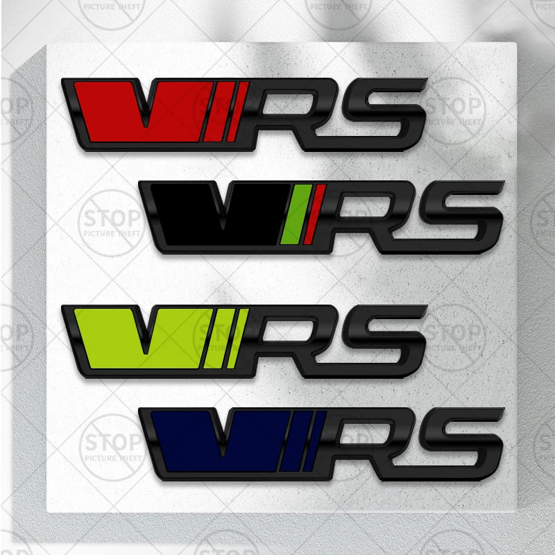 Premium VRS Logo Steering Wheel Center Console Decoration Badge