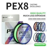 HAOHAI  X8 100YDS 500YDS 1000YDS Braided Fishing Line 8 Strands MultiColor Multifilament Saltwater PE Line 12LB-80LB 1
