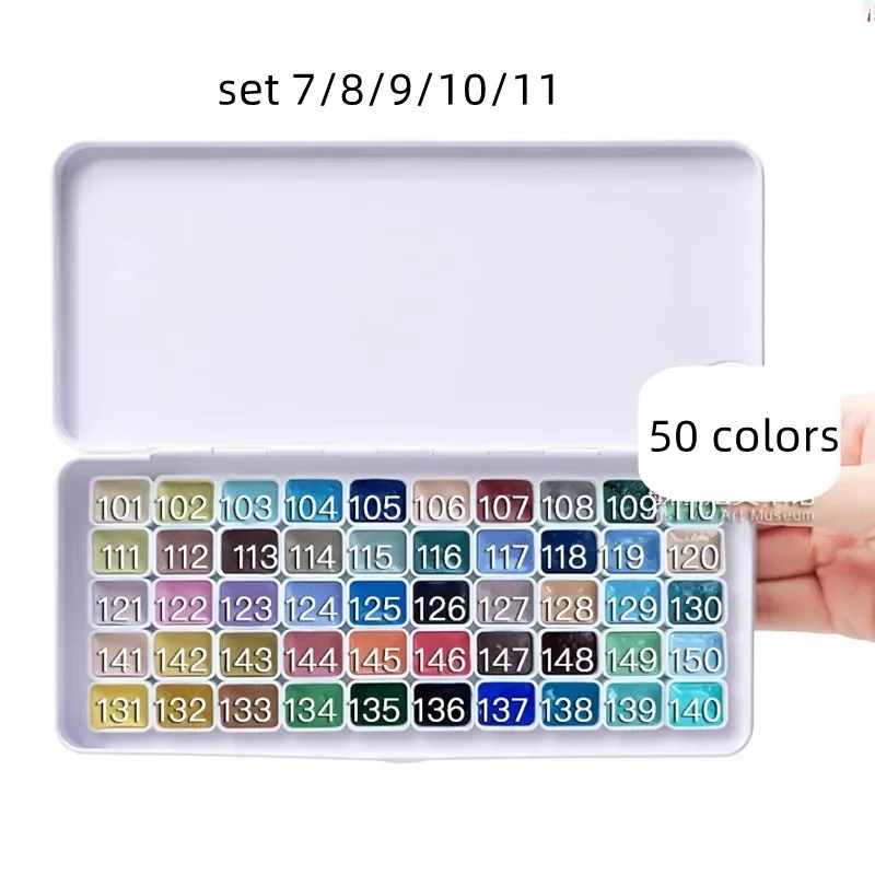 Super Vision Morandi/Macaron Color Watercolor Paint Set 1ml Handmand Sample Artist Water Color for Painting Art Suppliers