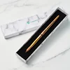TIANMI 100% Pure Kolinsky Acrylic Nail Brush White and Gold Handle Round Professional Salon Acrylic Application Nail Extension 6
