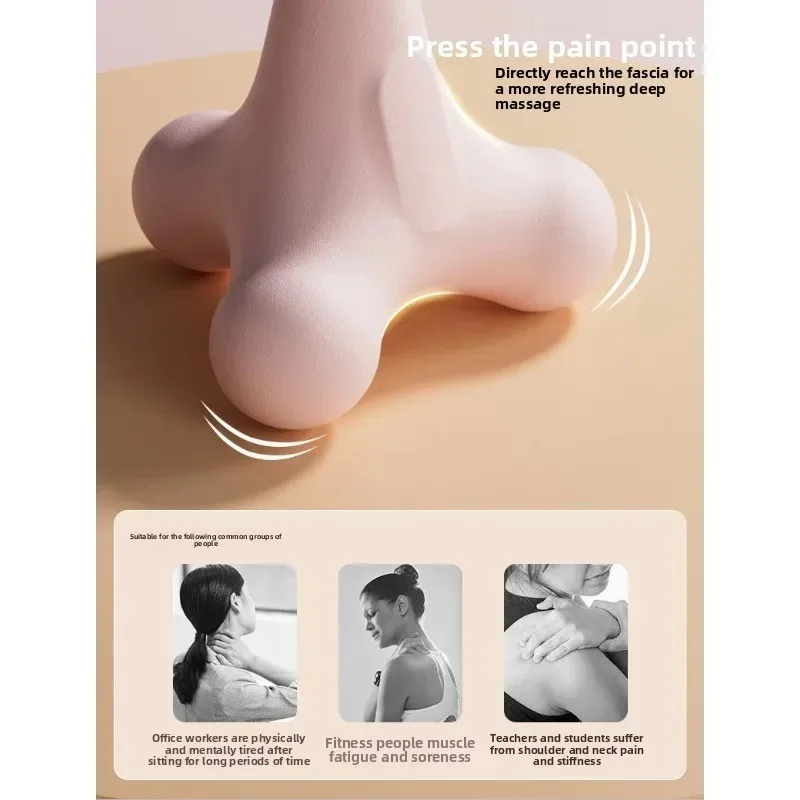 Exercise Relaxation Meridian Fitness Ball Four Corner Fascia Ball Plantar Ball Massage Shoulder Neck Waist Hand Muscles Lactate - 6