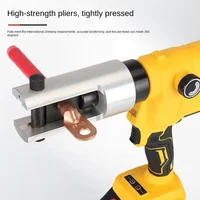 Rechargeable Hydraulic Pliers Portable Lithium Voltage Wire Aluminum Terminal Crimping Electrician Pliers Pressure Adjustable 2