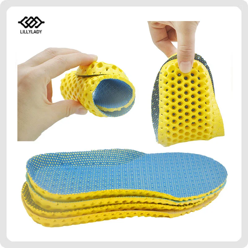 

Stretch Breathable Deodorant Running Cushion Insoles For Feet Man Women Shoes Sole Orthopedic Pad Memory Foam