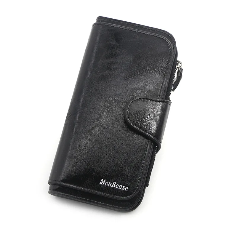 Women's Wallet Made of Leather Wallets Three Fold VINTAGE Womens Purses Mobile Phone Purse Female Coin Purse Carteira Feminina 3