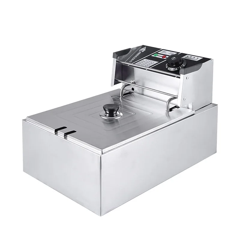 Commercial Electric Fryer Deep Fryer Single-cylinder Fried Chicken Stove Household Electric Frying Machine