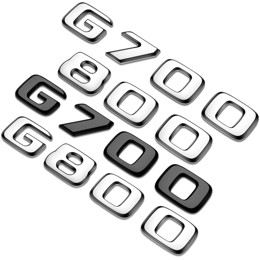 G700 G800 G900 Tronco Adesivo Posteriore Emblema Adesivo Per Mercedes Benz Brabus W463 G700 G800 G880 G900 700 800 900 G500 G550 G63 G65