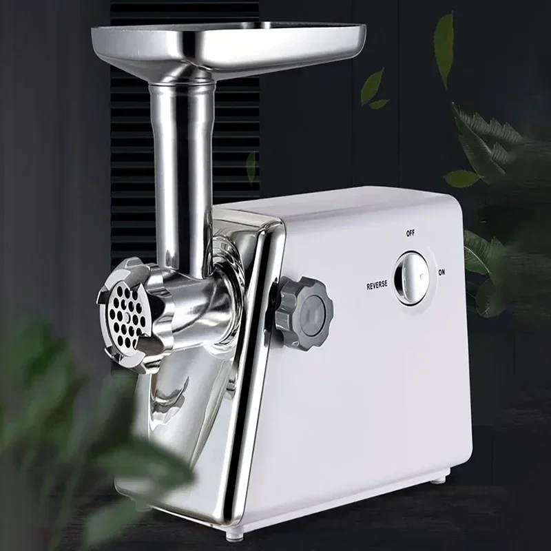 Commercial Meat Grinder 1400W Sausage Machine Minced Meat Sausage machine electric Cut Vegetables minced stuffing Meat Mincer 4