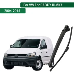 Rear Window Windshield Wiper Blade and Arm Set - VW CADDY III (Black)