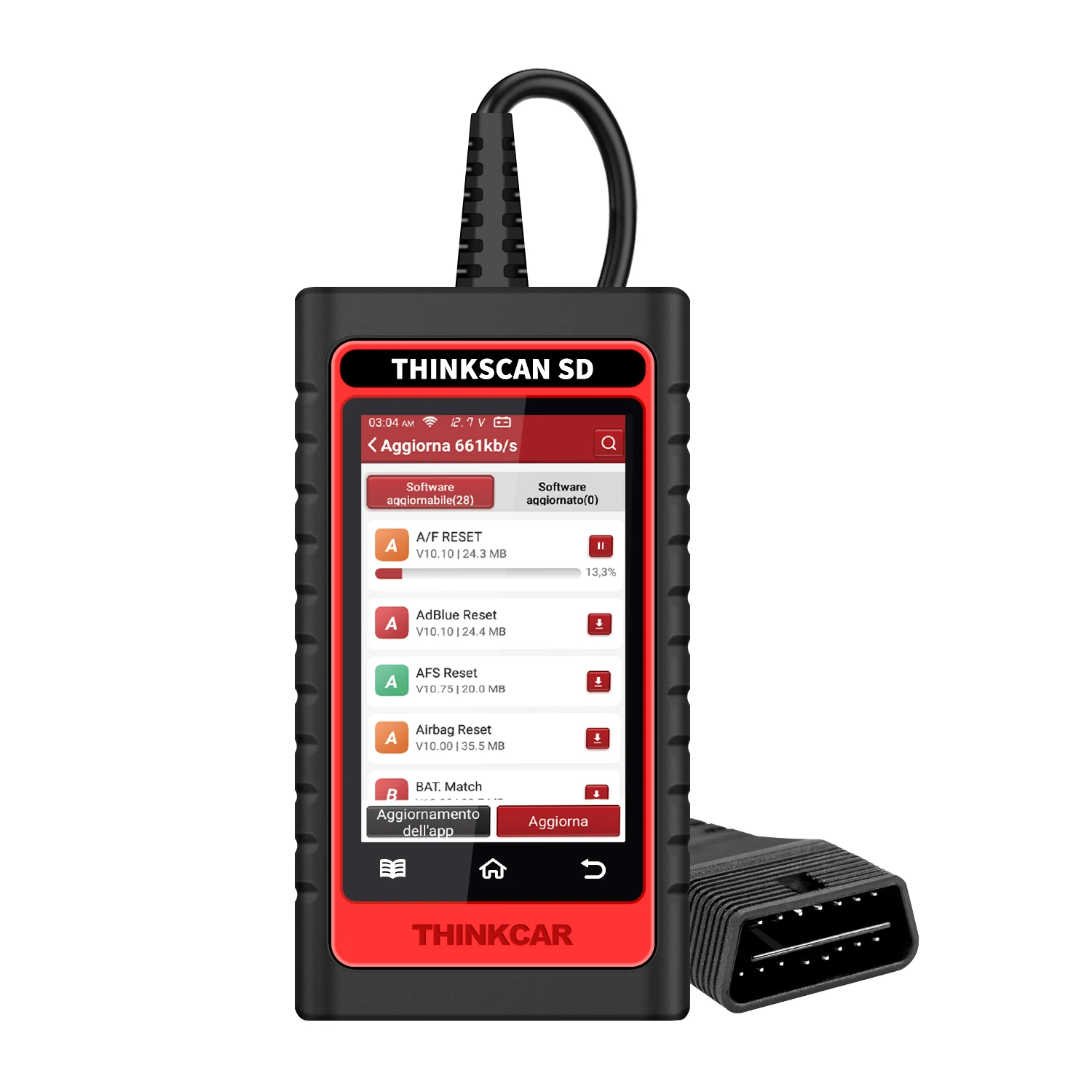 2023 Thinkscan SD4 자동차 진단 시스템, OBD II 및 EOBD 기능, 전체 자동차 진단 도구 시스템, 신제품
