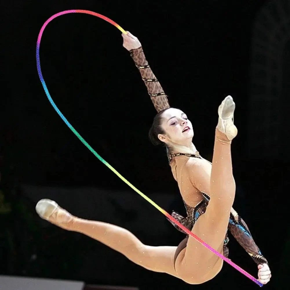 Vibrant Rainbow Gymnastics & Fitness Jump Rope for Enhanced Training and Competition