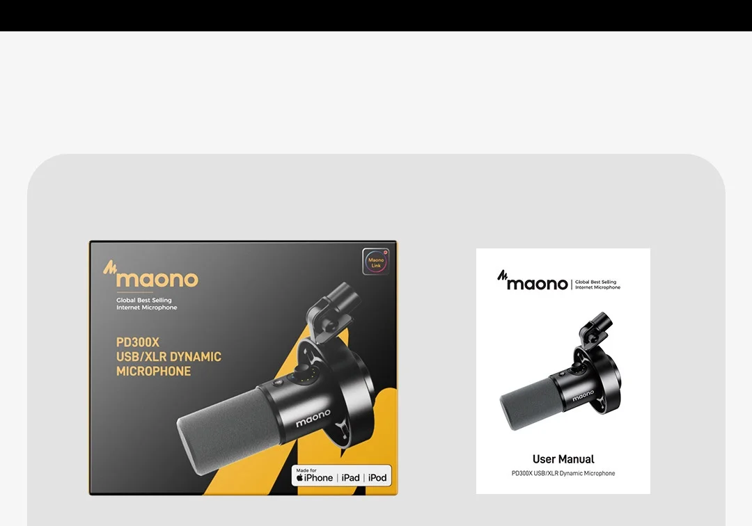 MAONO PD300X USB/XLR Dynamic Microphone description image 27