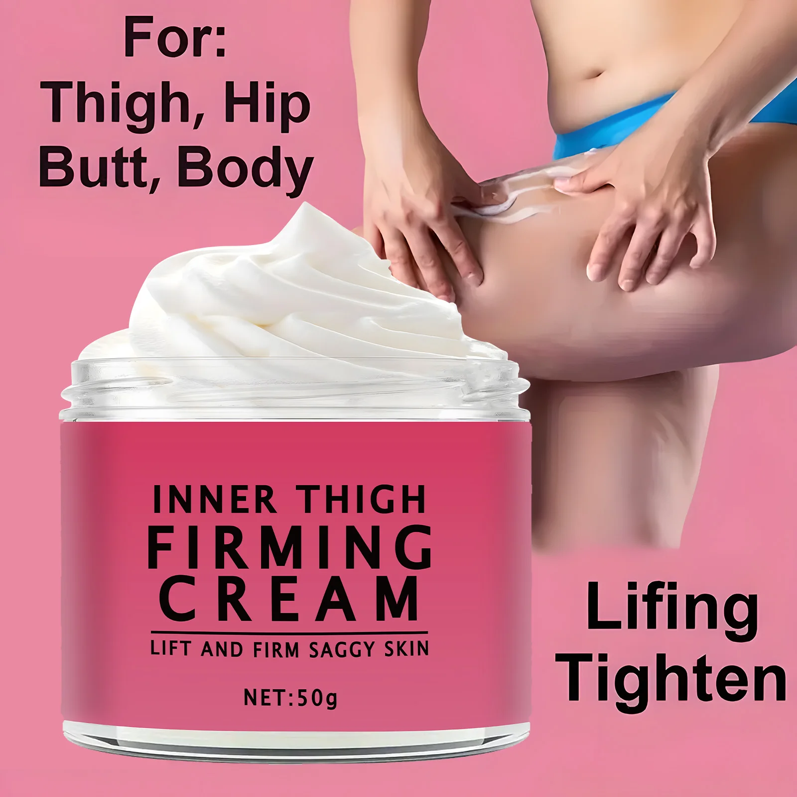 Inner Thigh Firming Cream  for Body Massage Elastic Skin Arm Leg Buttocks Lifts Body Cream Moisturizer 2