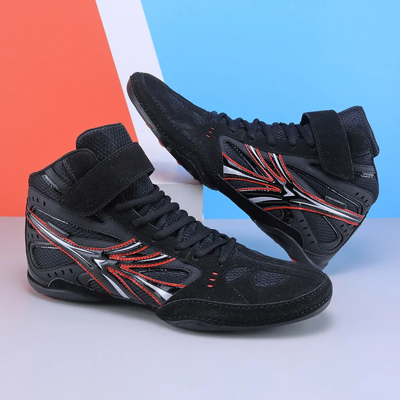 Professional Unisex Boxing Shoes Breathable Wear-Resistant Non