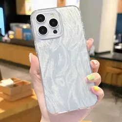 Silver Soft Laser Back Cover - OPPO Reno14F 5G (YU)
