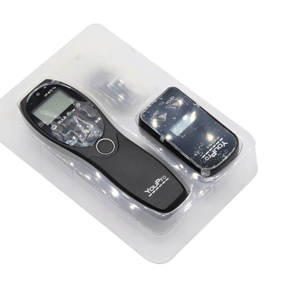 YP-870 2.4G Wireless Timer Camera Remote Shutter Release Controller LCD Timer Control For Canon Nikon Sony Panasonic