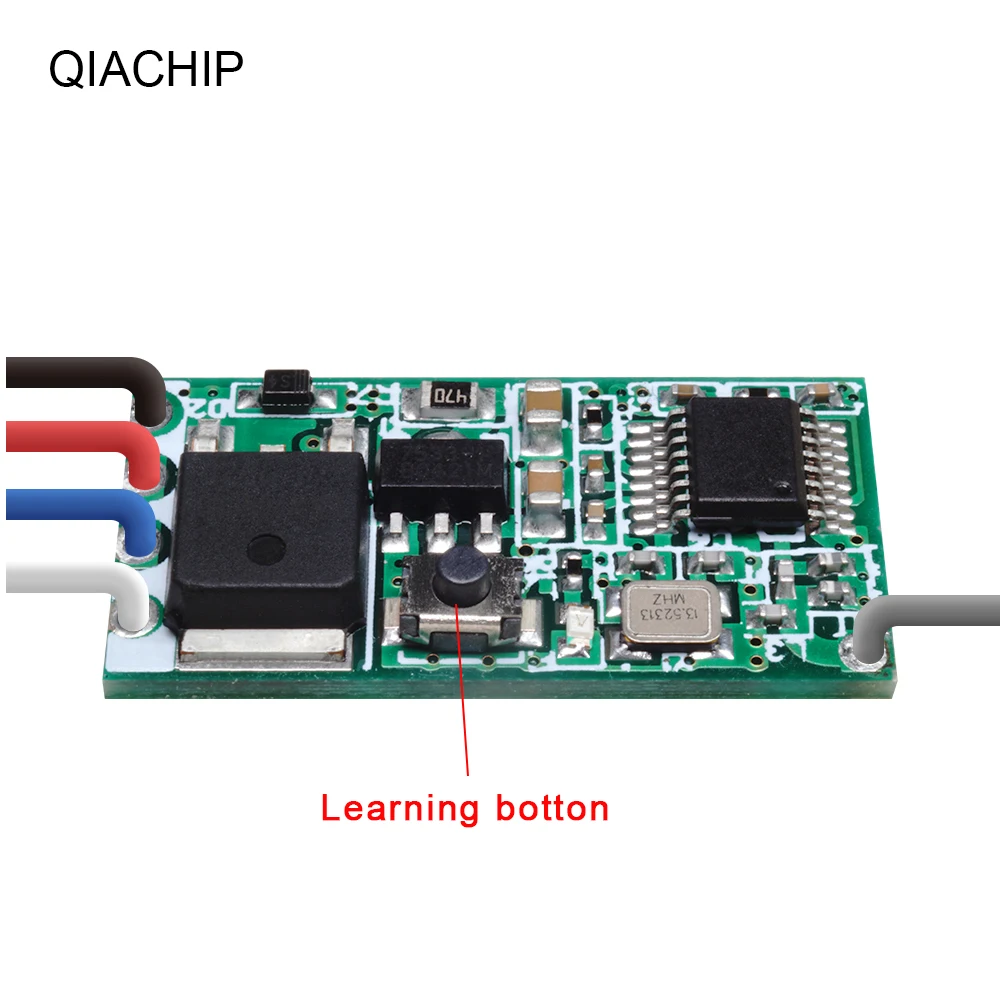 Description Picture 2 of itemQIACHIP 433MHz Mini Wireless Relay RF Remote Control Switch DC 3.6V 5V 9V 12V 24V LED Lamp Controller Micro Receiver Transmitter