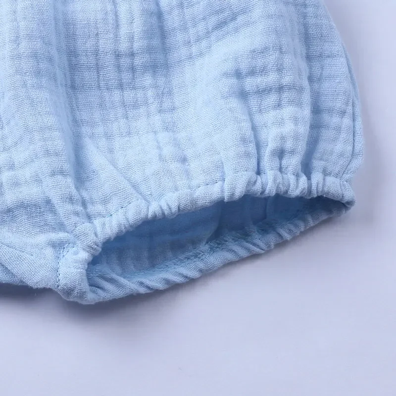 Shorts Fashion For Boy Solid Color Children's Clothing Girls Cotton Linen Bread Baby Short Pants Newborn Clothes 1-4Years boys shorts