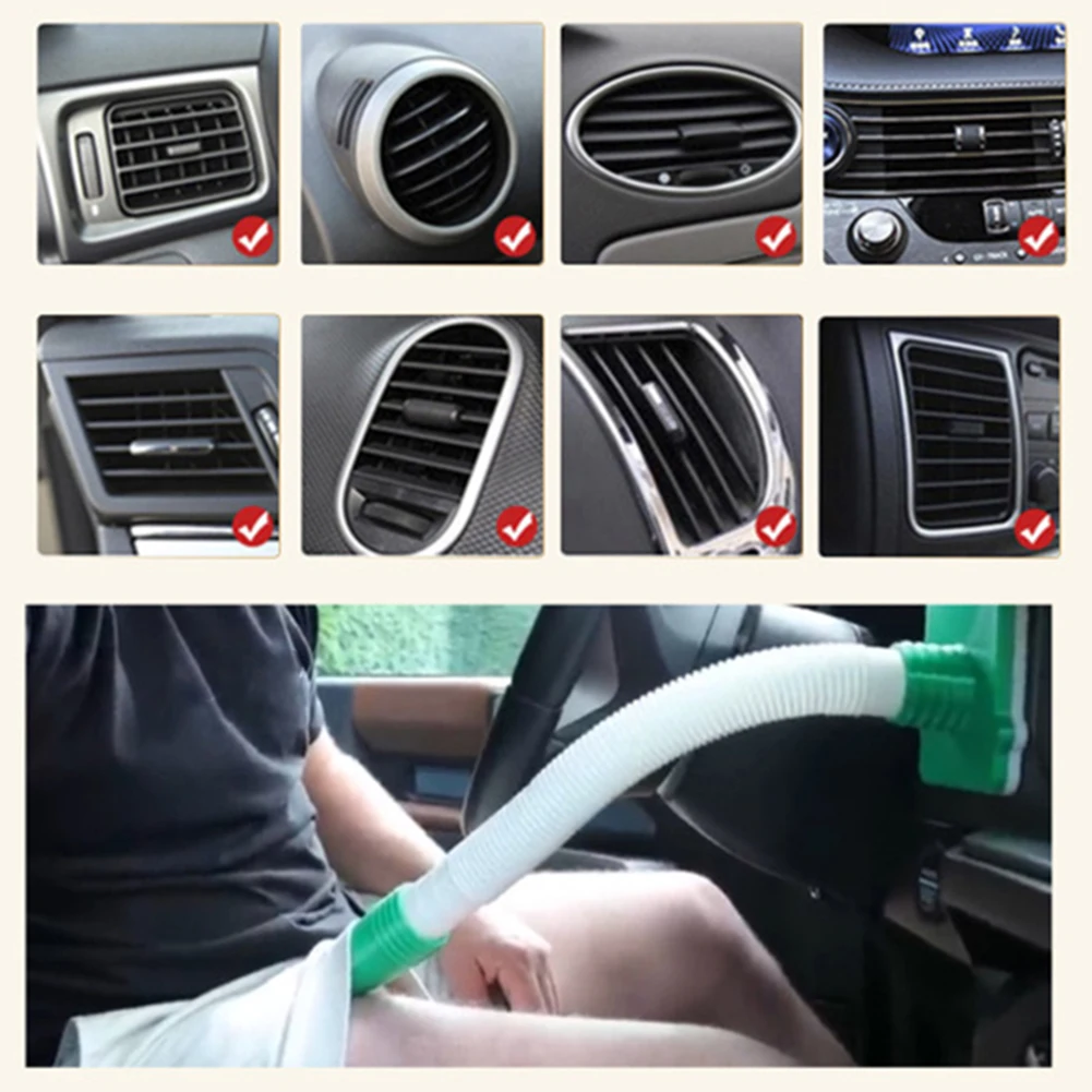 Portable Car AC Extension Tube Wear Resistant Elastic Vent