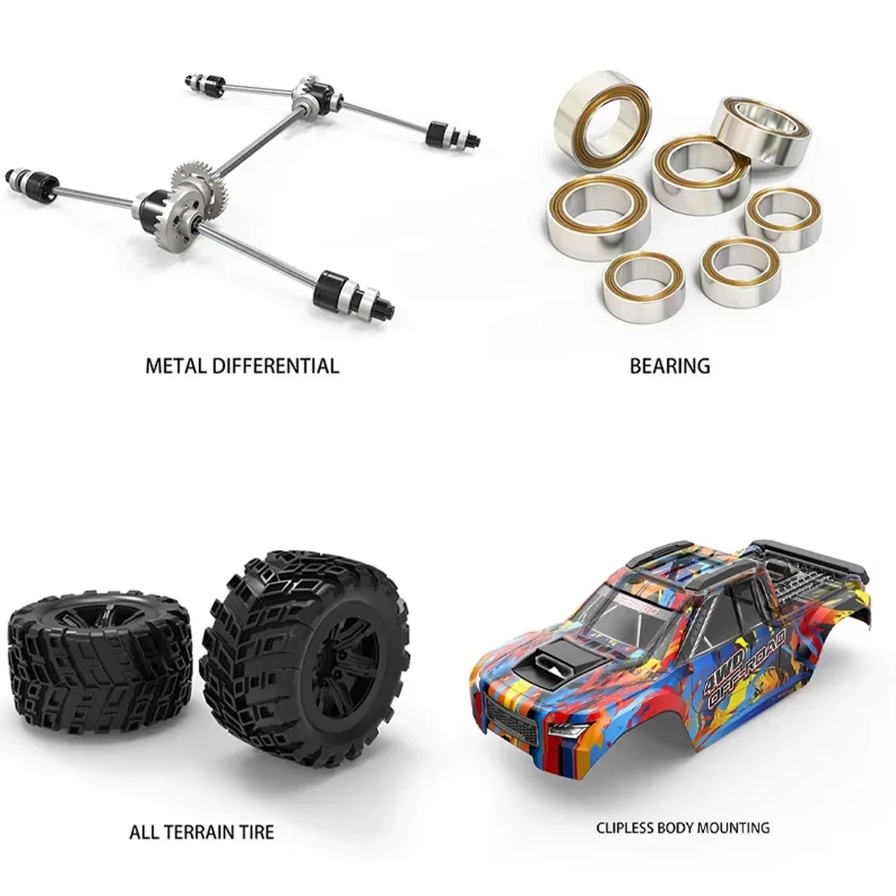 MJX 20208 Voiture RC 1/20 39KM/H Hyper Go 4WD Tout-Terrain RTR