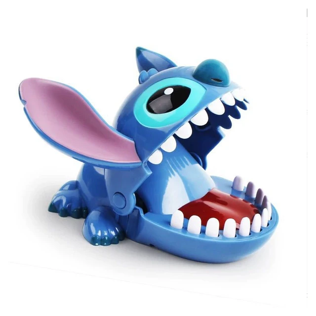 Finger Crocodile Stitch Anime Action Figures Toys, Fidget Toy