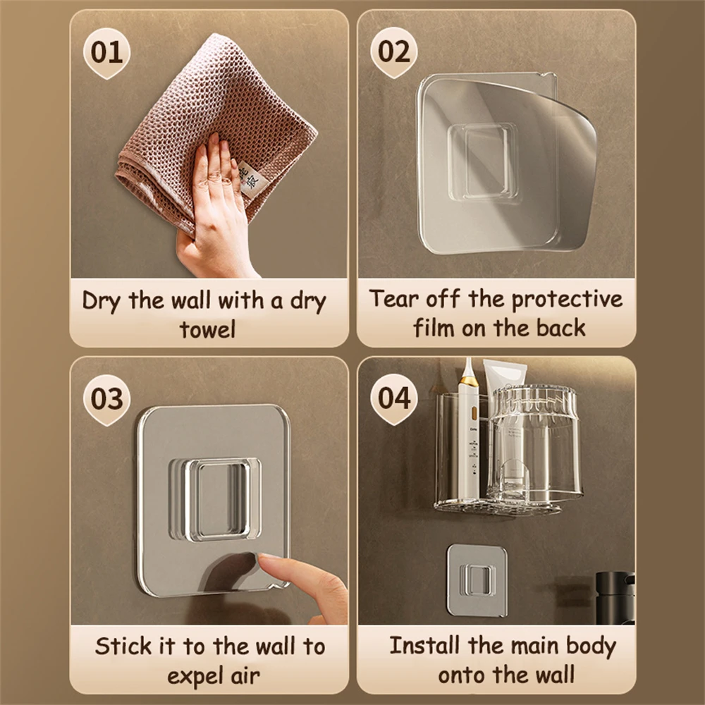 Portaspazzolino da parete con bicchiere per risciacquo bagno_voghion.com