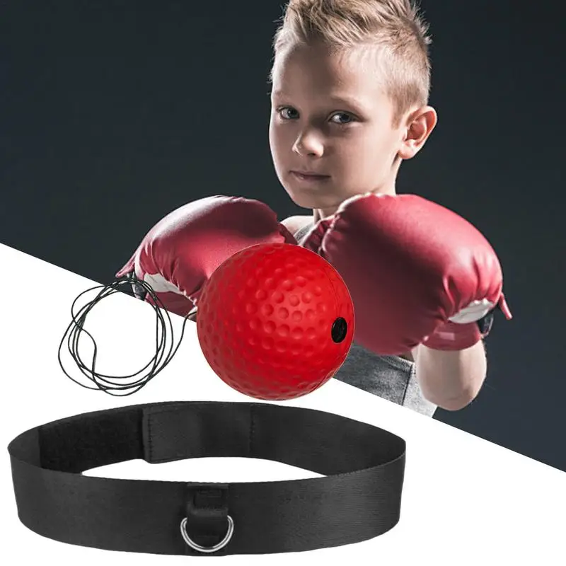 Boxing Training React Ball React Training Boxing Reflex Ball With Headband Workout Equipment Beginners Fitness Reflex
