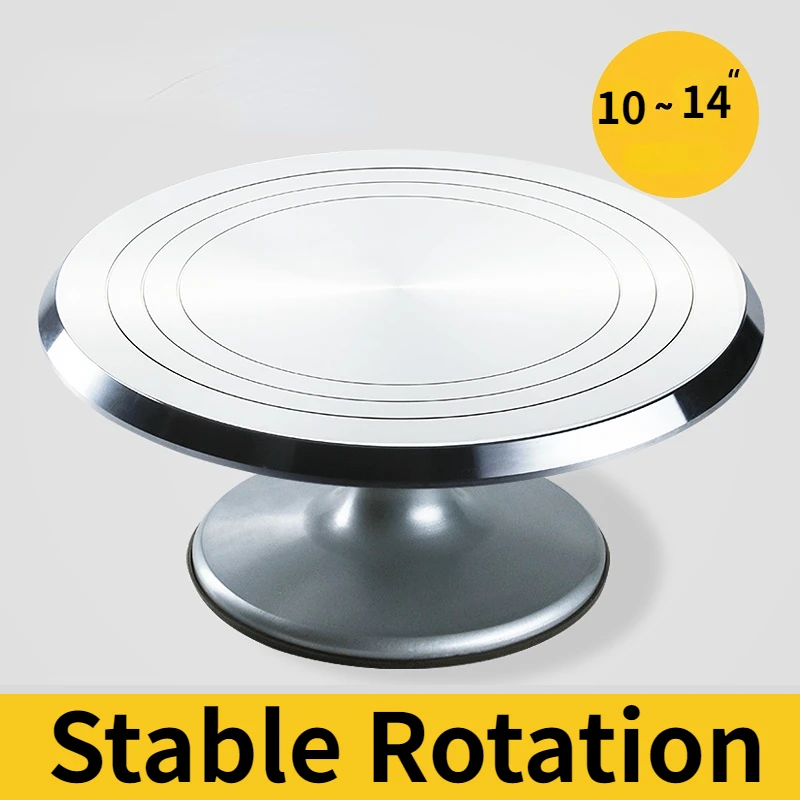 

cake stand Baking tool 10 12 14 inch mounted cream cake table Turntable Rotating table stand base turn around Decorating table