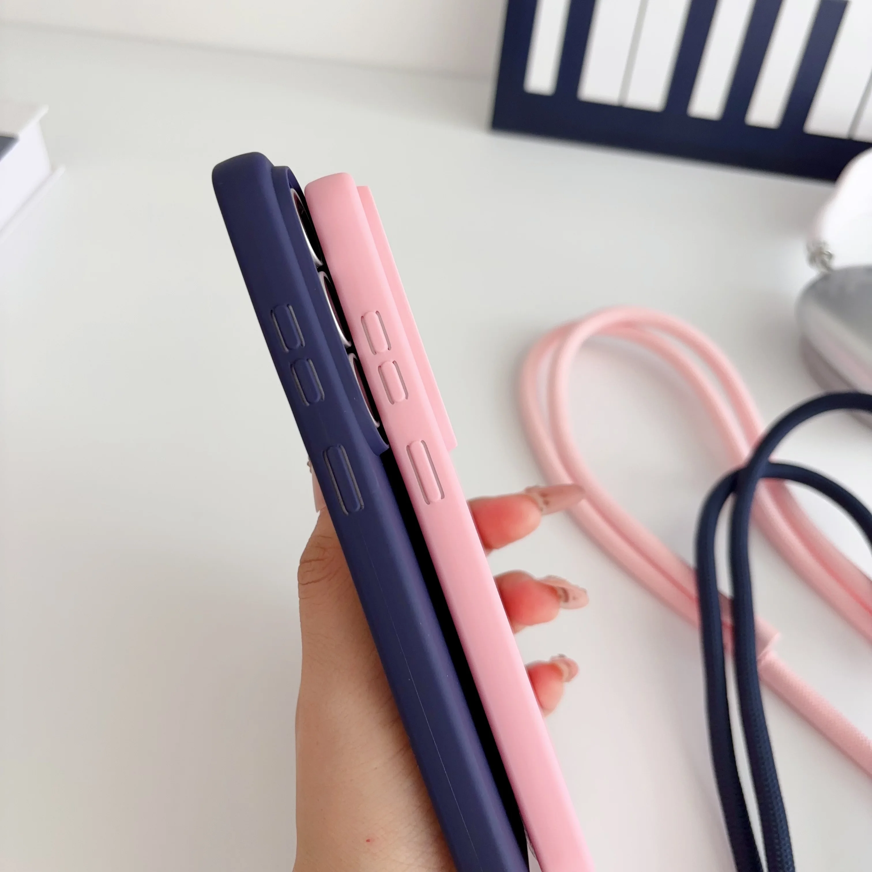 Candy Silicone Cover with Crossbody Strap – Vibrant Protection & Hands-Free Convenience