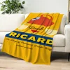 Warm Soft Plush Beer Nap R-Ricard Blankets Sofa rug for Living Room Office Bedroom Home Travel Fashion Kid Birthday Gift Flannel 3