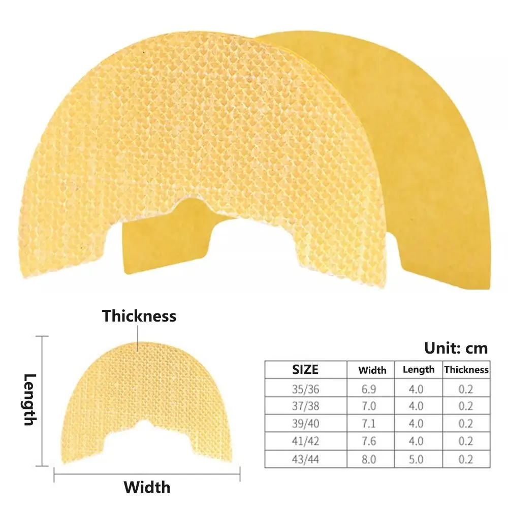 1 Pair Noise Reduction Sole Anti-slip Stickers Thickened Wear-resistant Sole Protection Pads Sneaker Grips